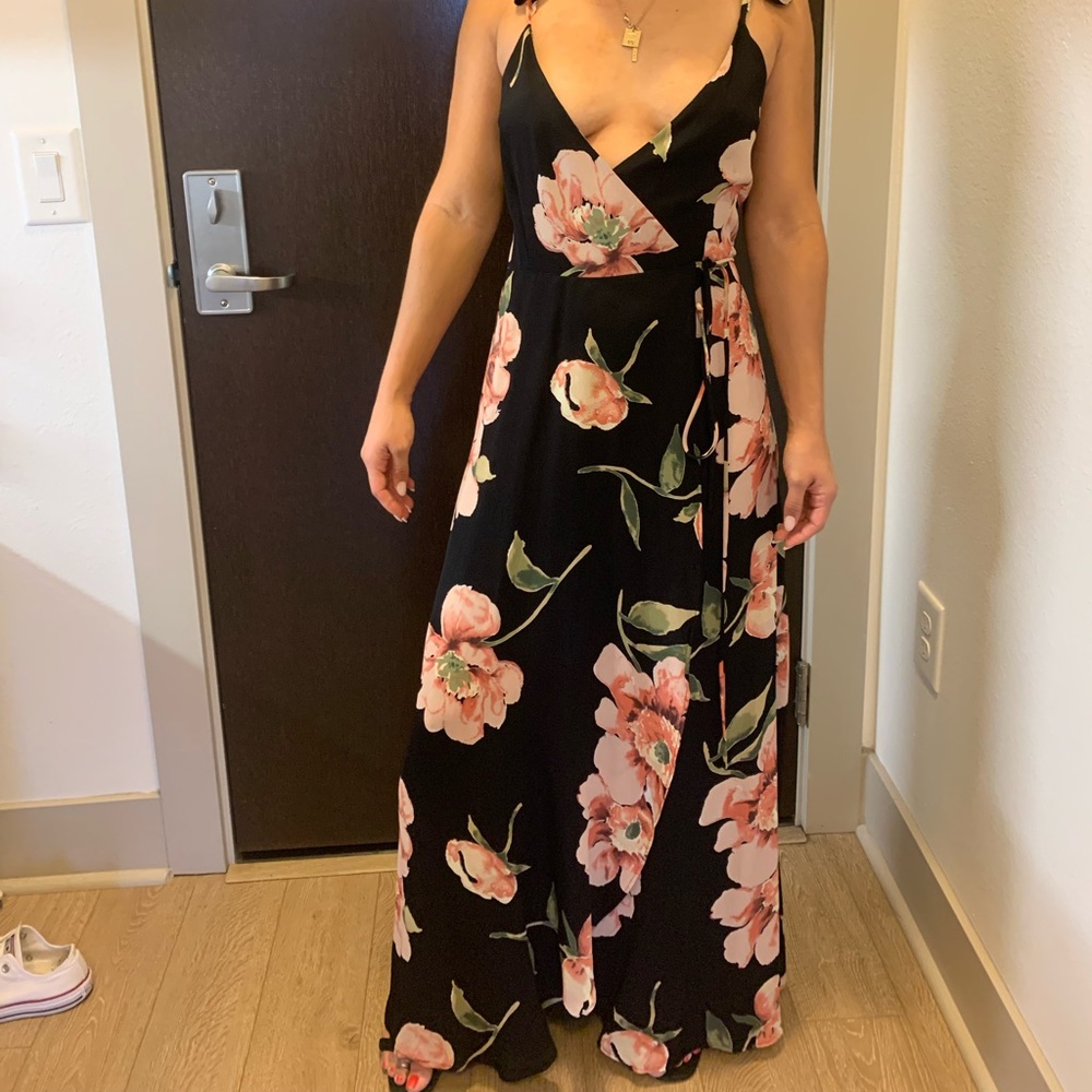 Maxi floral dress